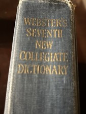 Webster’s Seventh New Collegiate Dictionary