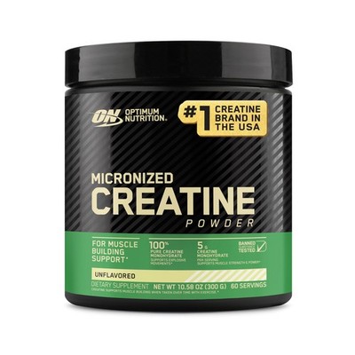 Micronized Creatine Monohydrate Powder Unflavored 60 Servings 300g