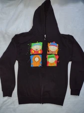Fifth Sun South Park Men's Cartman Stan Kenny Kyle Hoodie 2011 Size Medium