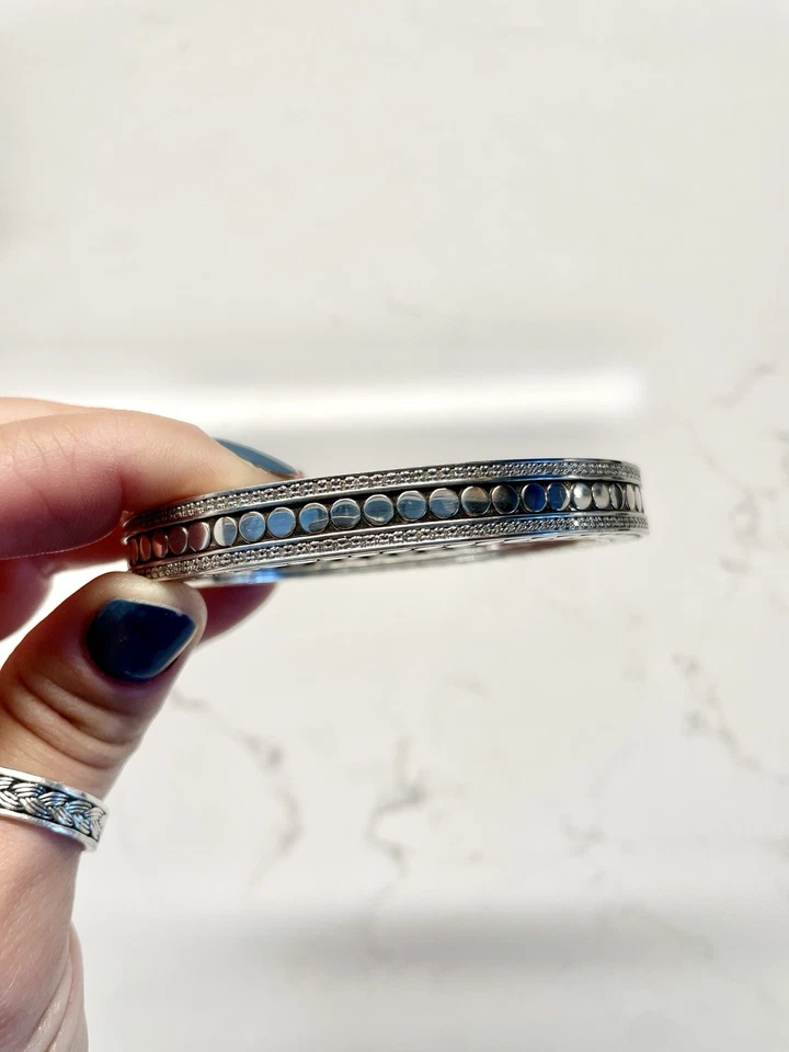 Brazalete John Hardy punto espinal bisagras con diamantes Foto 4 de 4