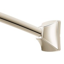 Moen CSR2164NL Curved Adjustable Shower Rod 54  -72  In Polished Nickel