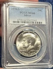 PCGS Graded MS66 1976-S 50C Silver Kennedy Half Dollar Coin! Great Coin!