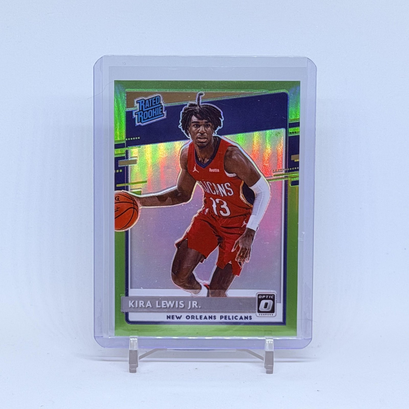 2020-21 Donruss Optic #163 Kira Lewis Jr. Lime Green #/149 Rated Rookie RC