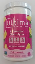 Ultima Replenisher Electrolyte Powder Sugar Free Pink Lemonade 90 servings