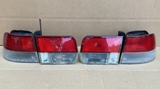 1996-2000 Honda Civic Si Coupe Genuine Em1 50 50 Tail Lights Lamps Red White Oem