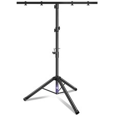 DJ Light Stand Heavy Duty Par Can Tripod T-Bar Stage Lights Stand Adjustable ...