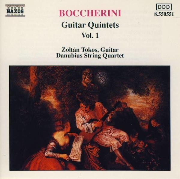 8550551 Zoltán Tokos, Danubius String Quartet Boccherini - Guitar Quintets Vol