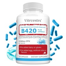B420 Probiotic Capsules - Supports Healthy Metabolism & Weight Management