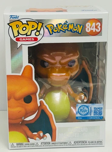 NEW - Pokémon Center Funko Pop CHARIZARD Pearlescent #843 Pokemon Vinyl Figure