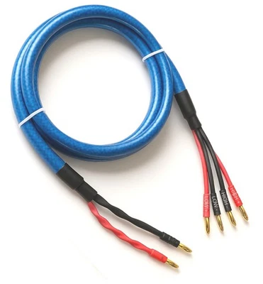 SOMMER CABLE Sommercable -Quadra Blue- Referenz Lautsprecherkabel - bi-wiring - Mono