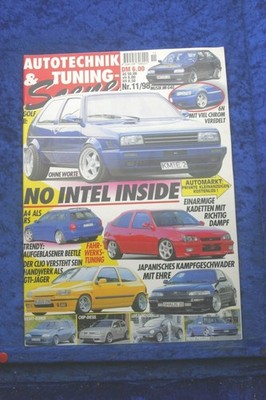 Autotechnik & Tuning Scene 11/98 Polo G40 Golf Kadett E Audi A4 Honda CRX Clio