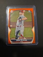 2023 Bowman Draft - Jason Savacool #BD-200 Orange /25 (RC)
