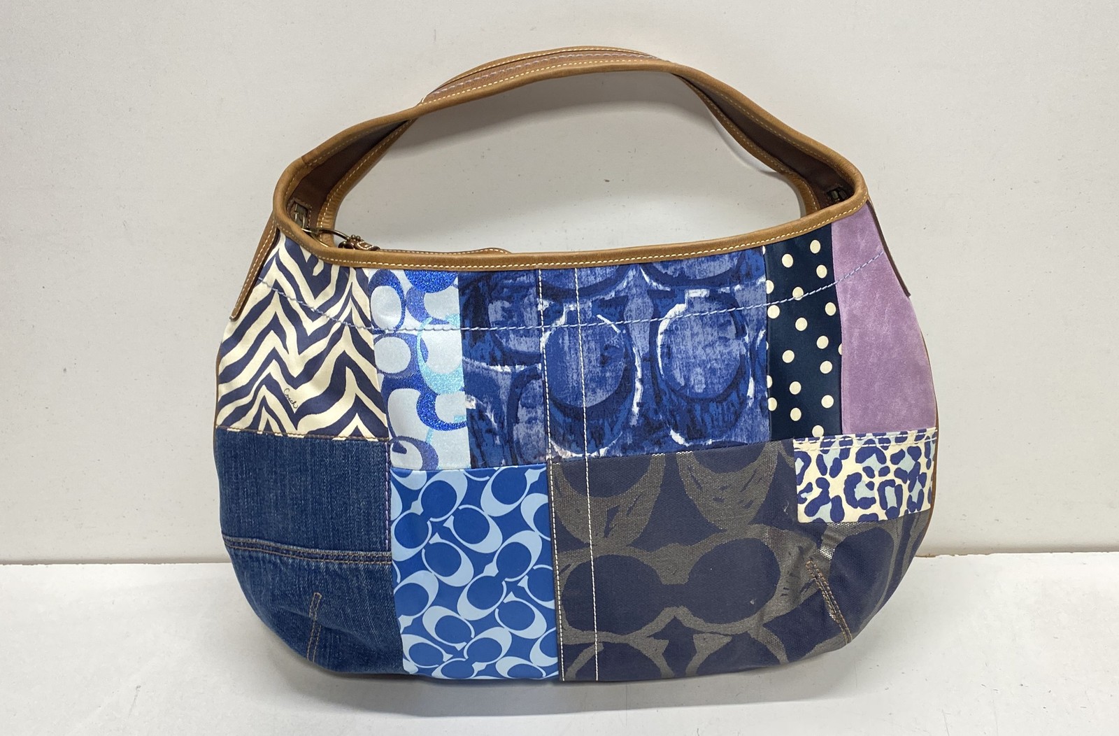 Coach Women's Multicolor Patchwork Mixed Fabric L… - image 2