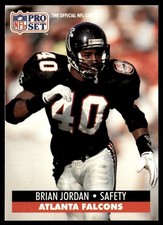 1991 Pro Set Brian Jordan Atlanta Falcons #436