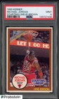 1990 Kenner Michael Jordan Starting lineup Brown PSA 9 low pop