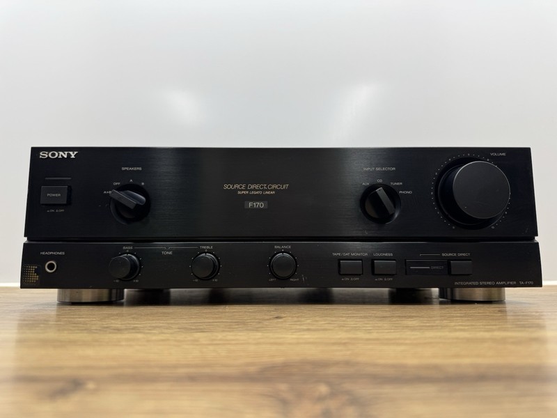 Sony TA F170 integrated Amplifier black hifi separate fully functional