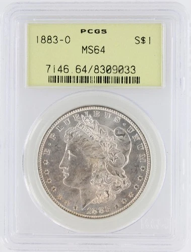1883-O Morgan Silver Dollar PCGS MS64 S$1 New Orleans Minted No Reserve