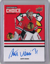 ANTTI NIEMI 25/26 Chicago Blackhawks Centennial Choice Autographs Signed #CS-AN
