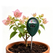 3 in 1 Soil Moisture Meter pH Light Tester Plant Water Monitor No Battery