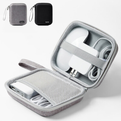 Portable Charger Cable Adapter Mouse Storage Bag Travel Case For Macbook  Laptop UK