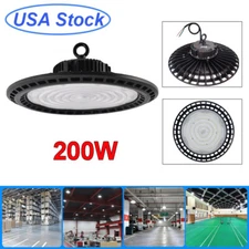 2-10PCS 200W UFO LED High Bay Light Commercial Industrial Factory Warehouse Shop