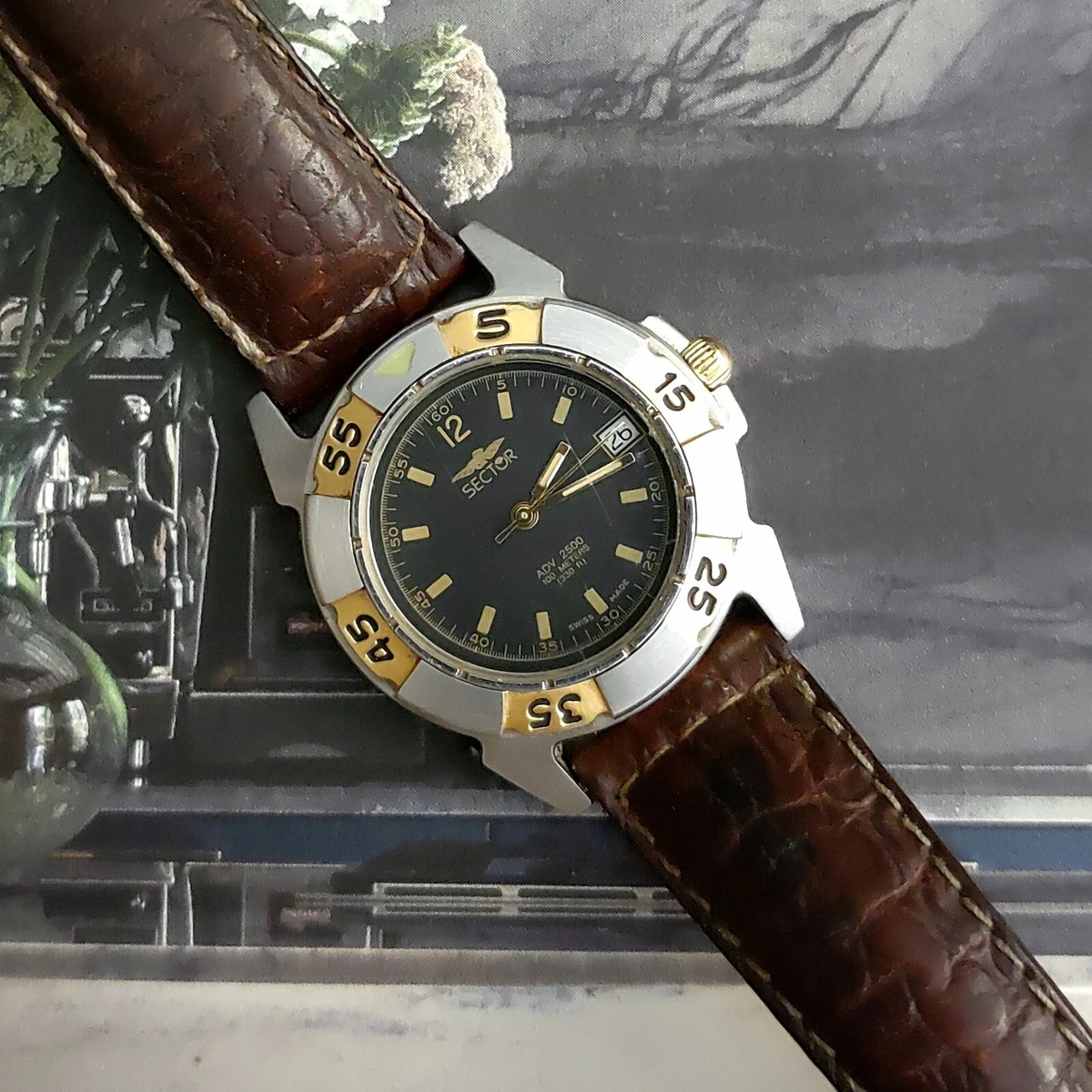 Sector No Limits ADV 2500 35mm 7 Jewel Swiss ETA Cal 955 412