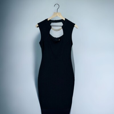 bisou bisou bodycon dresses Vintage 90’s Black Sleeveless w/ Gold Accent Dress Size 6 Size:child-12 while the off YGroup_izzieminidress Replying to @Tiffrunsamarathon #greenscreen