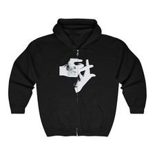 Playboi Carti WLR Hands Zip Up Hoodie Whole Lotta Red Album Merch - All Sizes