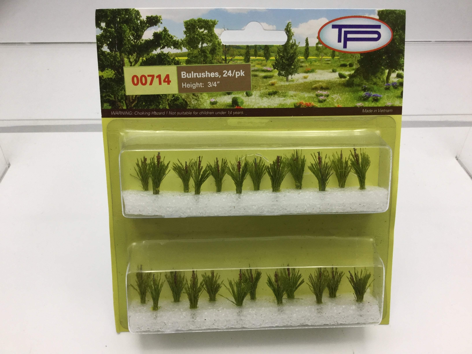 Tasma Products 00714 OO/HO Gauge Bulrushes (Pack 24)