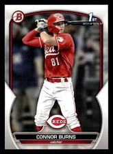 Connor Burns 2023 1st Bowman Draft #BD-159 Cincinnati Reds ROOKIE RC