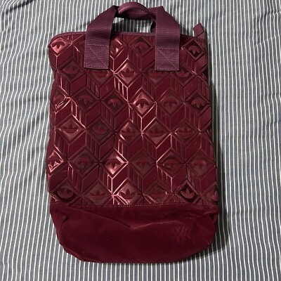 Adidas Originals BP Top Tote Bag Backpack Victory Crimson Monogram Rucksack 