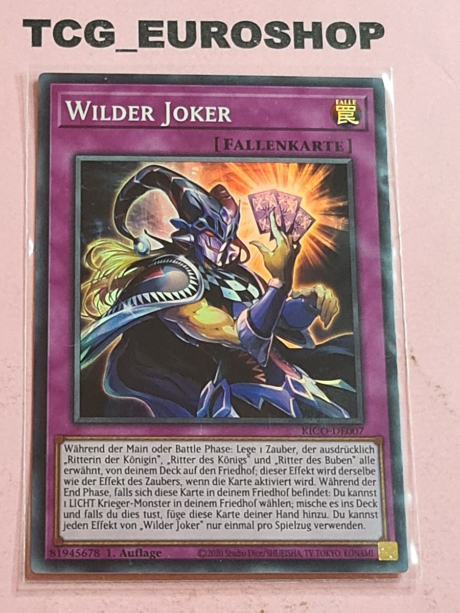 Joker's Wild | YUGIOH | KICO | SUPER RARE | 2021 | 1st ED | GERMAN