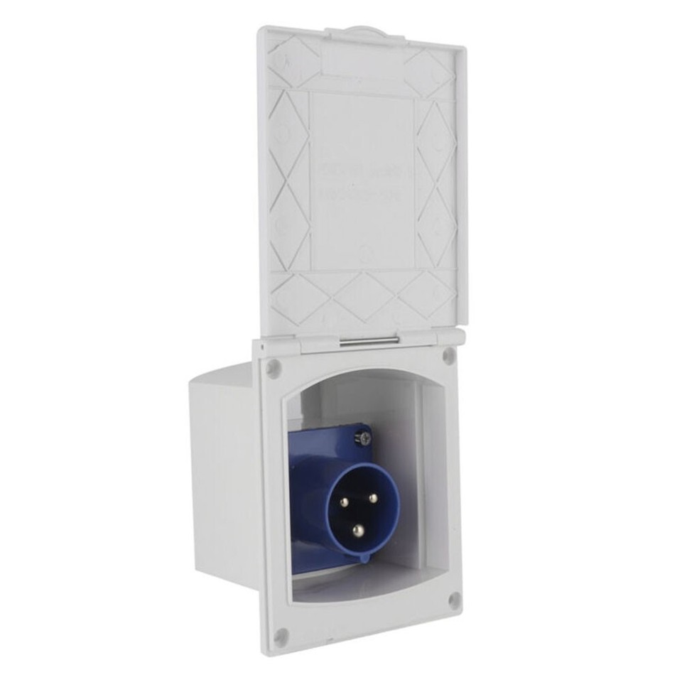 Practical External Plug Socket Parts 230V Accessories Caravan Fittings