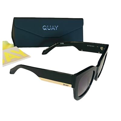 Quay Australia By The Way Womens Sunglasses Black Gold  display picture 1