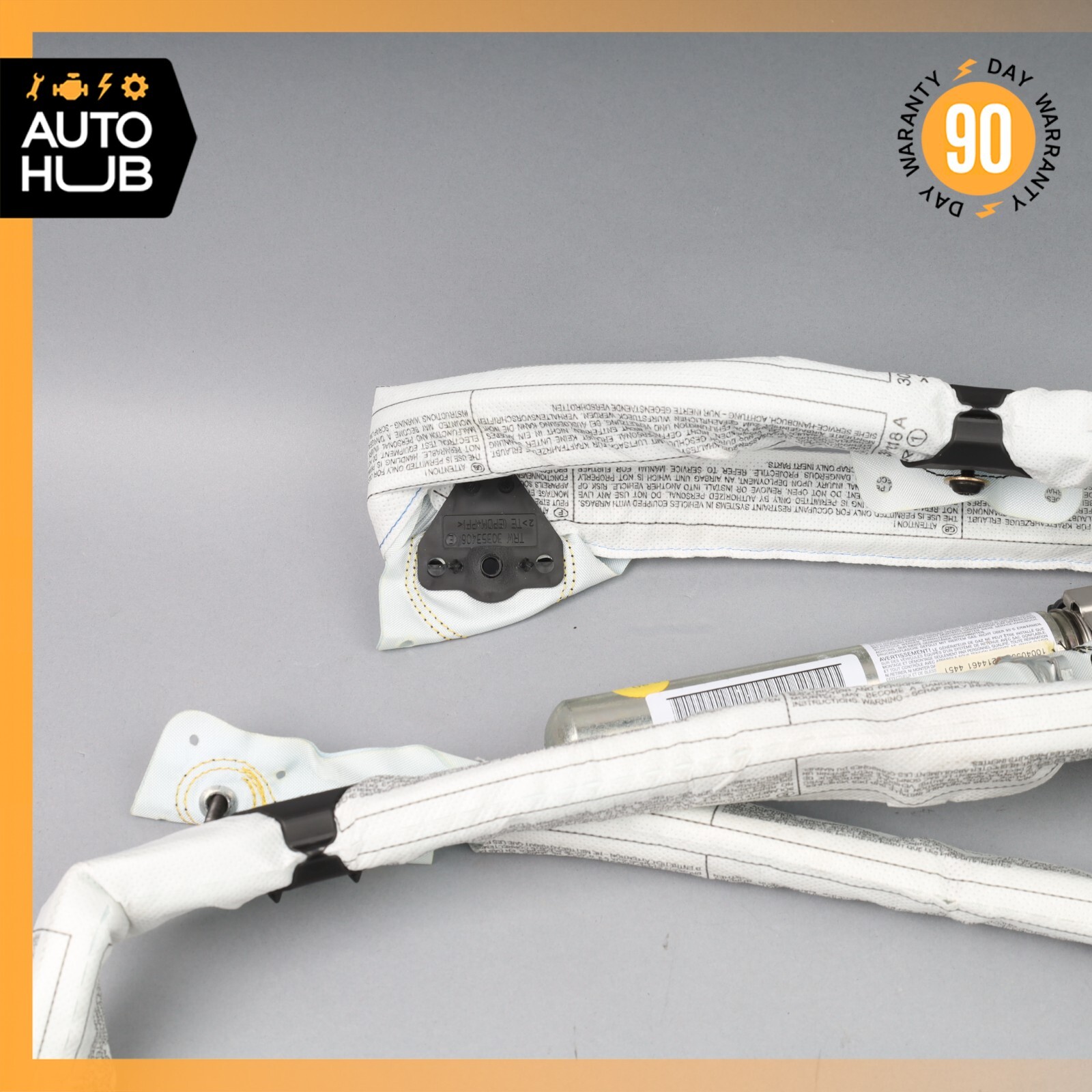 06-13 Bentley Continental Flying Spur Roof Curtain Air Bag Right Side OEM 80k