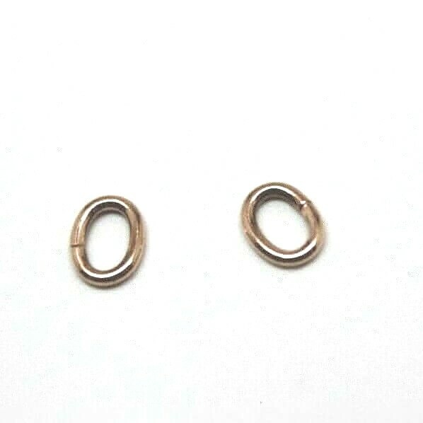 Kaedesigns,  9ct  9k Rose Gold, 6mm Oval Open Jump Ring -Free post in oz