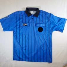 Official Sports Blue United States Soccer Federation Referee - L Polo Shirt Top