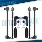 8pc Front Sway Bar Ends Links Tie  Rods w/ Boots for 2015 2016 2017 Chrysler 200