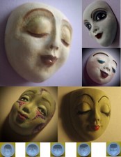 YOUR CHOICE - Silicone Doll Face Cab Casting Mold of Male, Female Characters