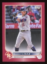 2022 Topps Mini - ALEDMYS DIAZ US289 - RED Parallel /5 - Houston Astros