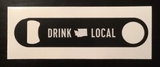 LARGE DRINK LOCAL Washington State Support Craft Beer Sticker Decal Brewery