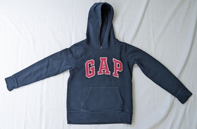 Kinder GAP Pullover mit Kapuze, blau,  Gr.  (M) 8 Jahre
