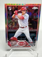 Spencer Steer 2023 Topps Chrome Refractor Rookie #146 Cincinnati Reds
