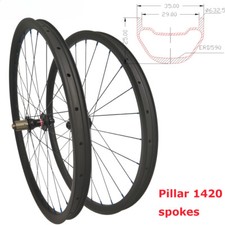 Ruote Bicicletta Mtb Carbonio 29er 35*25mm Clincher Tubeless Opache o Lucide