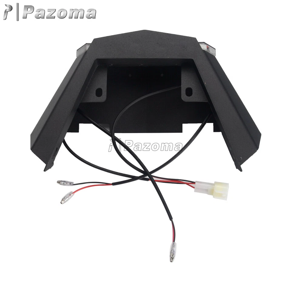 LED Motorcycle License Plate Brake Tail Light Turn Bracket For Benelli Leoncino - Image 4 of 4