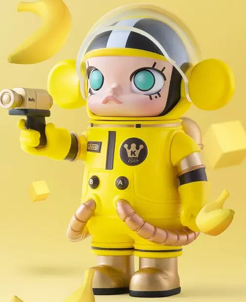 Banana 2017 - POP MART 100% Mega Space Molly 2-A Series Figure Toy