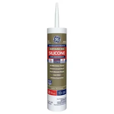 10.1 oz White Silicone 2 Caulk Kitchen and Bath Waterproof Adhesive Sealant