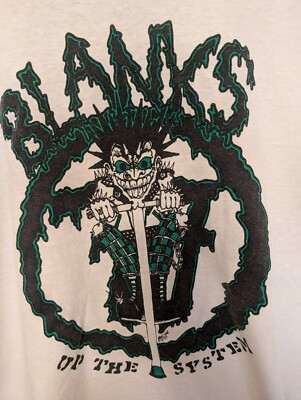 Blanks 77:   Original rare 1997  Up the System Tour  T Shirt
