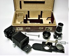 LEICA VISOFLEX LEITZ SCARCE LARGE UNIVERSAL DOUBLE BELLOWS "REDUCED" SCARCE  