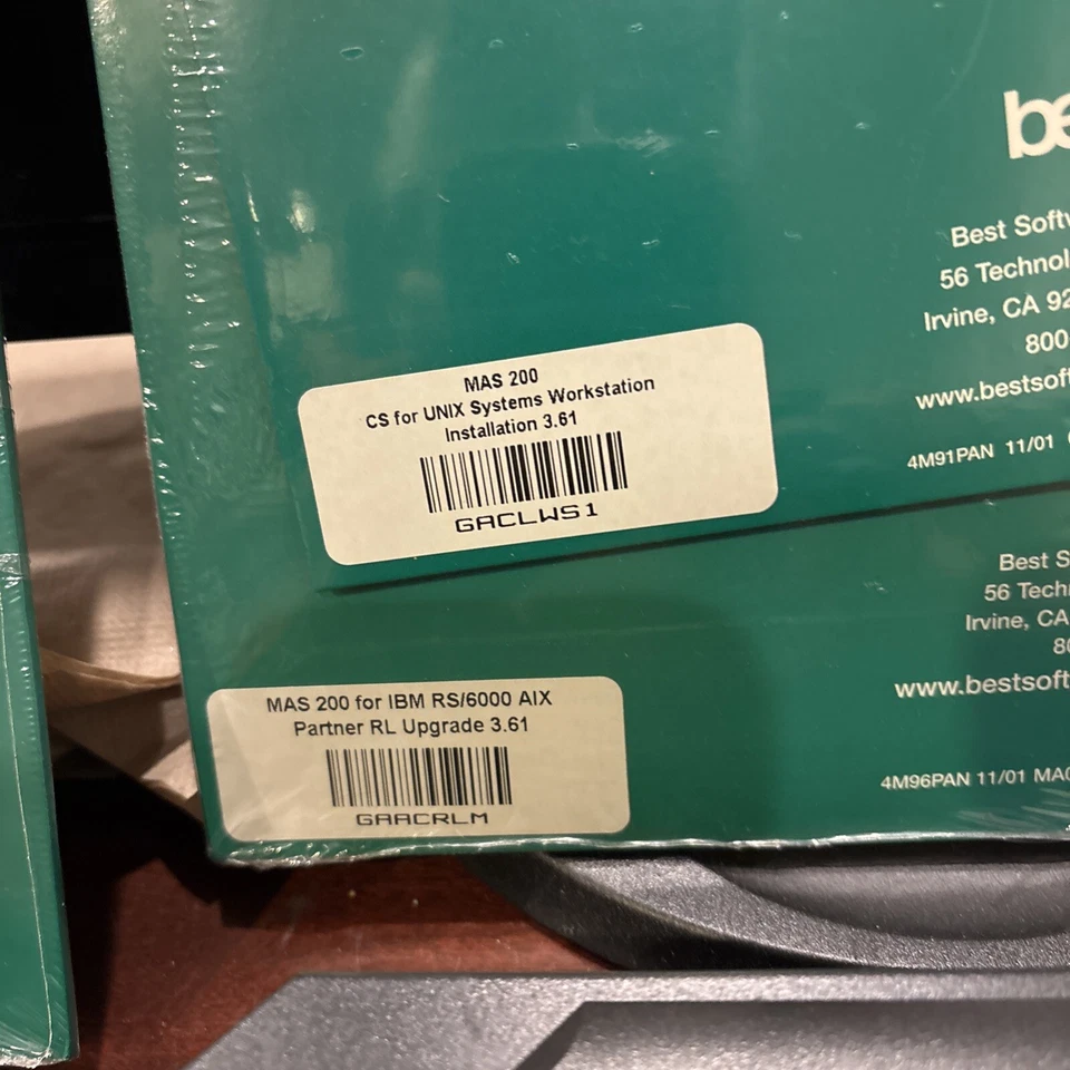 NUEVO MAS 200 LIBRARY MASTER RL 3.61 PARA SCO UNIX, IBM RS/6000 AIX, WKS, UPG Foto 3 de 4